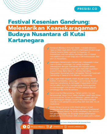Rendi Solihin Dukung Penuh Festival Kesenian Gandrung Banyuwangi